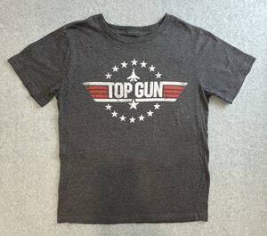 Crew Neck Short Sleeve Classic Fit Top Gun Youth Size Large